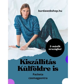 SZÁLLÍTÁS Külföldre a Burda webshopjából 