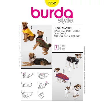 Burda Kutyaruha Szabasminta